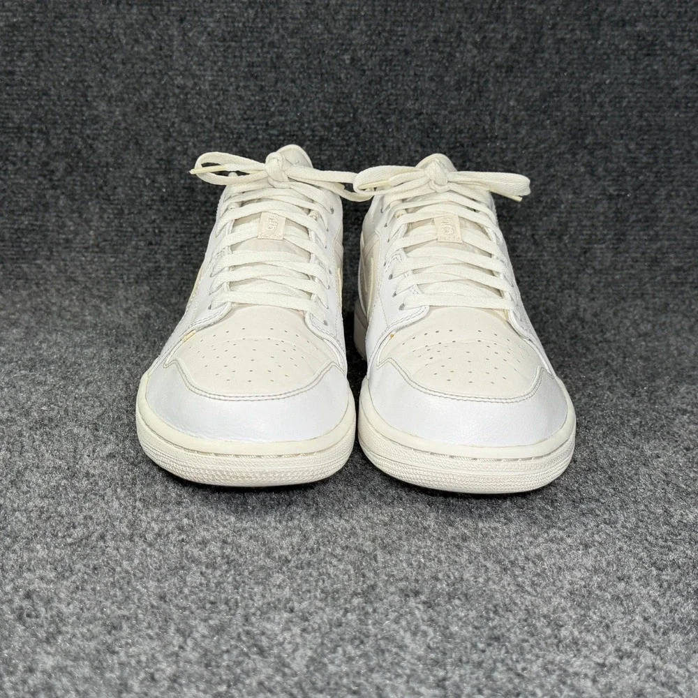 Jordan 1 Low Shoes Men's 12 White Off White Retro Athletic Hooping Sneakers‎